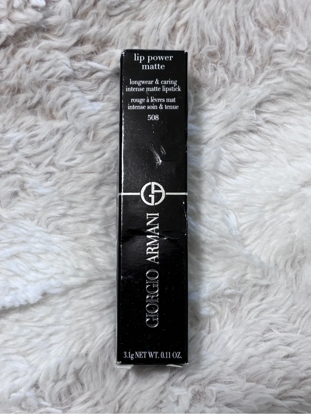 Giorgio Armani Lip Power Matte in Eccentric 508